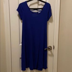 Royal blue dress